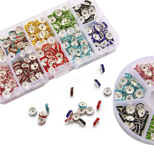 AC007-Wheel-Shaped Drill Spacer Beads