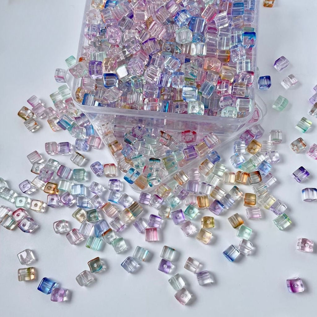 BD006-Colored Glaze Beads