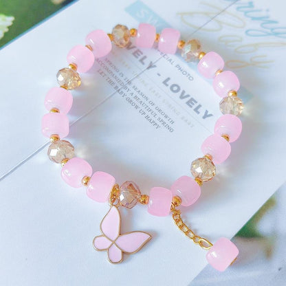 BL006-Glass Bead Bracelet