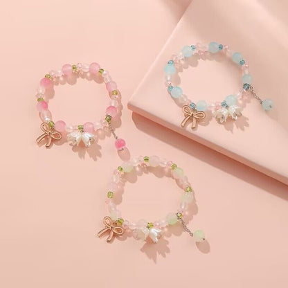 BL006-Glass Bead Bracelet