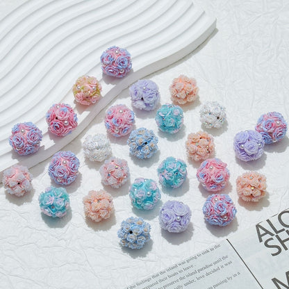 BD002-Flower Beads For DIY Pen/Phone Chain/Key Chain