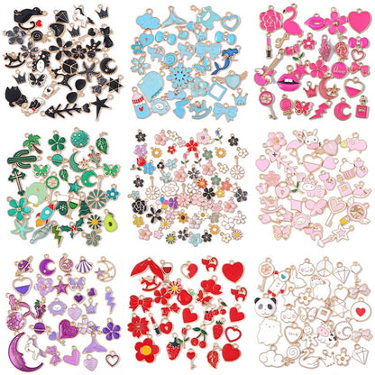 CM002-Fashion Mini Mix Pendant Charm