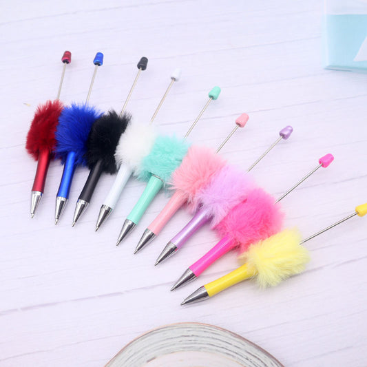 DP002-Fuzzy Beaded Pen