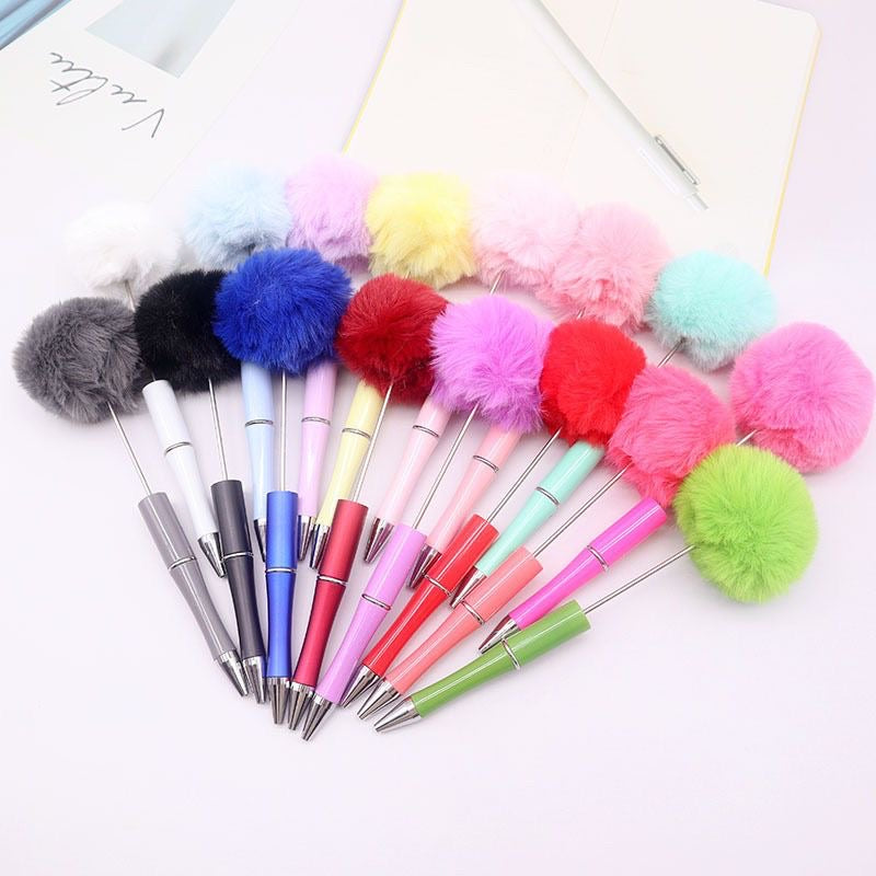 DP002-Fuzzy Beaded Pen