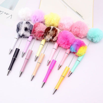 DP002-Fuzzy Beaded Pen